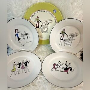 Rosanna - Set of 4 salad/dessert plates